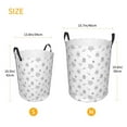 thumbnail image 4 of Uemuo Hand Drawn Turtle Pattern Circular Laundry Hamper Basket with handles,Collapsible laundry basket,Large capacity laundry hamper,Laundry Organizer-, 4 of 8