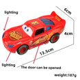 thumbnail image 5 of Vehículo de juguete de aleación de gran tamaño Disney Pixar Cars con sonido y luz Sheriff McQueen 1:32, regalo de Navidad para niños, 5 of 5