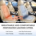 thumbnail image 6 of 2009 for TOYOTA COROLLA Car Seat Cover, Beige Car Seat Covers, PU Leather 5 Piece Full Set With a Headrest and Lumbar Support Suitable for All Seasons, Beautify the Interior of Old Cars, 6 of 8