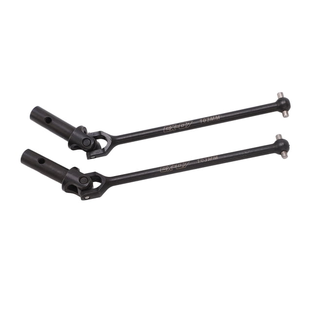 2 uds negro RC eje de transmisión frontal Universal alta dureza estable alta precisión RC eje de transmisión para ZD Racing 1/7