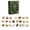 E05# (Christmas Blind Box A), variant on British Christmas Bakes Advent Calendar, 24Pcs 2D Acrylic British Baking Ornaments, Christmas Countdown Advent Calendar Box, Xmas Tree Decorations for Baking Lovers(Christmas Blind Box A)