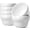 White, variant on Bouillon Cups 8 Ounce, Ice Cream Bowls, Small Bowls for Dessert Soup Chili Dipping Sauce Coffee Cupping - Set of 6, White