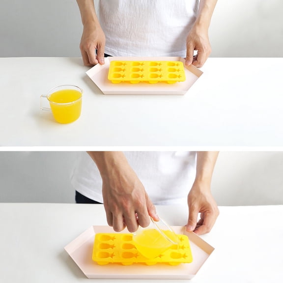 Raindrops Nonstick Silicone Candy Mold Pineapple Shape Safe Soft Material for Home Kitchen