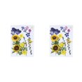 thumbnail image 2 of Matsuzay Flores secas naturales Artesanías hechas a mano Ramos en relieve Flores prensadas Hermoso adorno Presente para tarjetas de boda Tipo 4 2piezas, 2 of 6