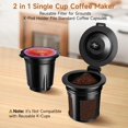 thumbnail image 2 of Cafetera Horavie Small Single Serve K Cup, 180-360 ml, negra, 2 of 8