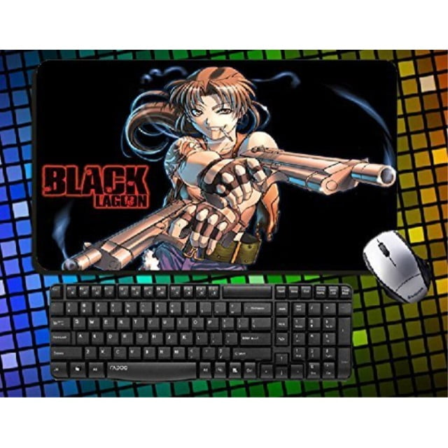 Black Lagoon Revy Large Mouse Pad 60cmx35cm Anime Mousepad Desk Pad Table Play Mat 05 Walmart Com Walmart Com