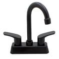 thumbnail image 1 of Mezcladora Lavabo Alfa Cuerpo Laton Negro Mate Maneral Pato, 1 of 5