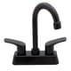 thumbnail image 1 of Mezcladora Lavabo Alfa Cuerpo Laton Negro Mate Maneral Pato, 1 of 5