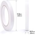 thumbnail image 4 of HAHDAXIA 2 Rolls Double Sided Office Tape by - Clear Double-Sided Adhesive Tape Removable for DIY Arts, Crafts, Scrapbook, Photos Display ect, 1/2-Inch x 30 Yards (12.7mm x 27.5m), 4 of 6