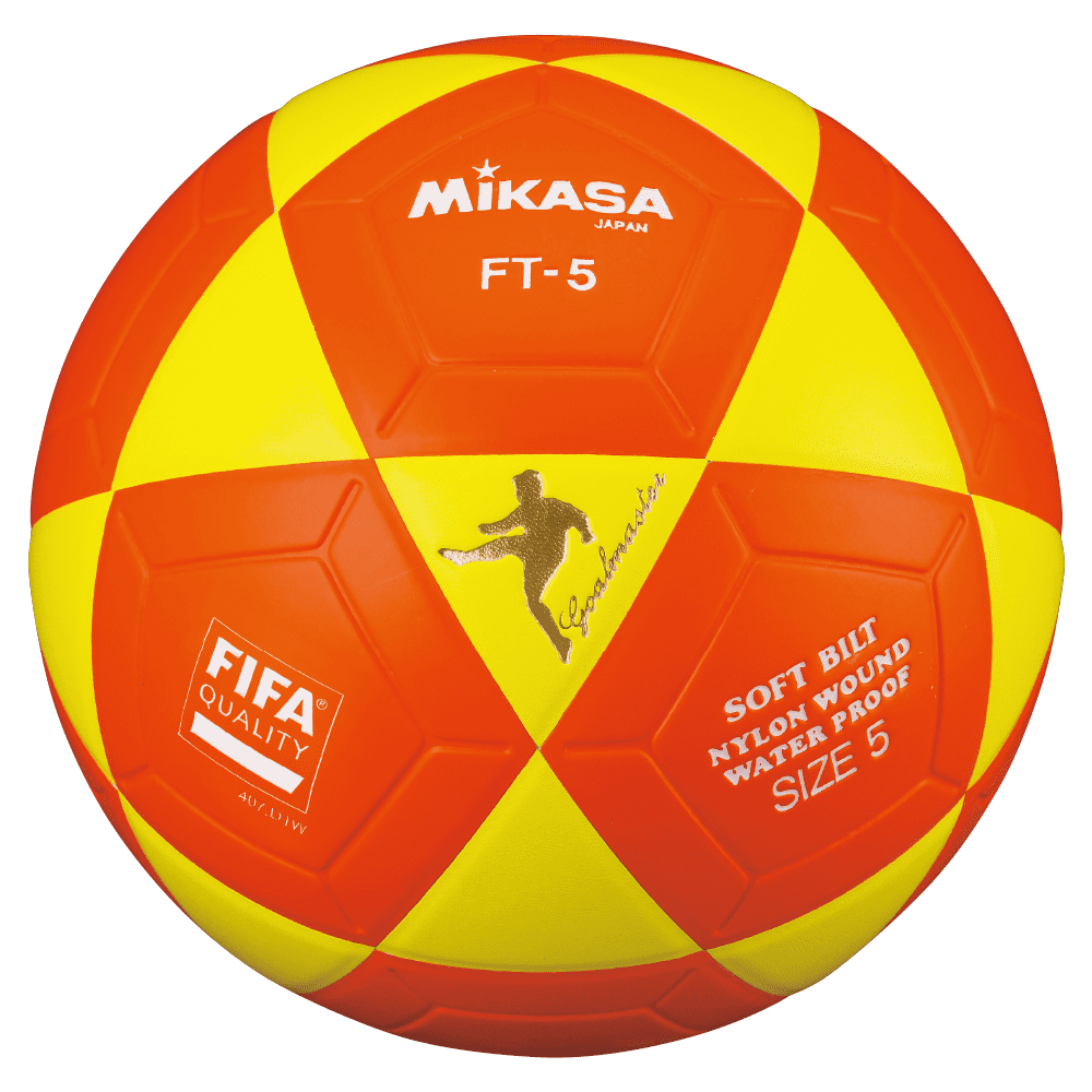 Mikasa FT5 Goal Master Soccer Ball Size 5 Official FootVolley Ball Red 2Pack 