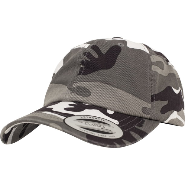 Flexfit By Yupoong - Gorra de Camuflaje Efecto Lavado (Silver Camo)