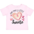 thumbnail image 3 of Inktastic Pop Pop's Little Sweetie with Pink Heart Cookie Boys or Girls Toddler T-Shirt, 3 of 5