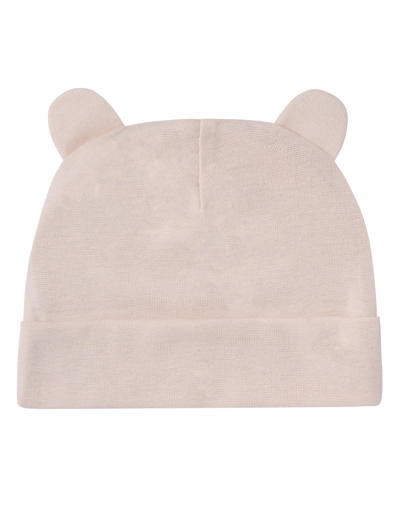 Gerber Baby Boy or Girl Neutral Cotton Caps with Ears, 3-Pack, Sizes Newborn - 0/6 Months