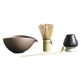 thumbnail image 2 of 4x de Matcha Japonés Accs con Cuenco de Cerámica Tradicional Multiusos con Soporte Profesional con Cucharilla para l Principiante B BLESIY batidor de matcha, 2 of 4