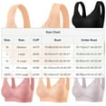 thumbnail image 2 of Maplenight T-Shirt Bralettes for Women Full Coverage Support Push Up Wireless Bras Breathable Comfy Everyday Bra, 2 of 2