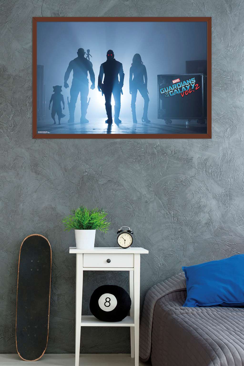 Marvel Cinematic Universe - Guardians of the Galaxy 2 - Teaser Wall Poster, 22.375" x 34", Framed