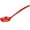 Red, variant on Hutzler 12-Inch Melamine Slotted Cooking Spoon - Black