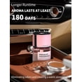 thumbnail image 2 of Long-lasting car air freshener - aromatherapy for car, office, home, 160 natural fragrances car air freshener suitable for men or women (Pink, Gardenia), 2 of 5