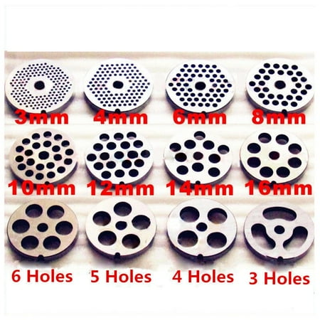 

#22 Type 3mm-18mm Manganese Steel Meat Grinder Plate For Meat Food Cutting Grinding Machine Parts Accessories
