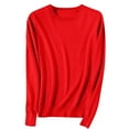 thumbnail image 5 of Women Sweater Oversized Pullover Sweaters Casual Loose Crewneck Long Sleeve Knit Jumper Tops Winter Warm Sweaters, 5 of 9