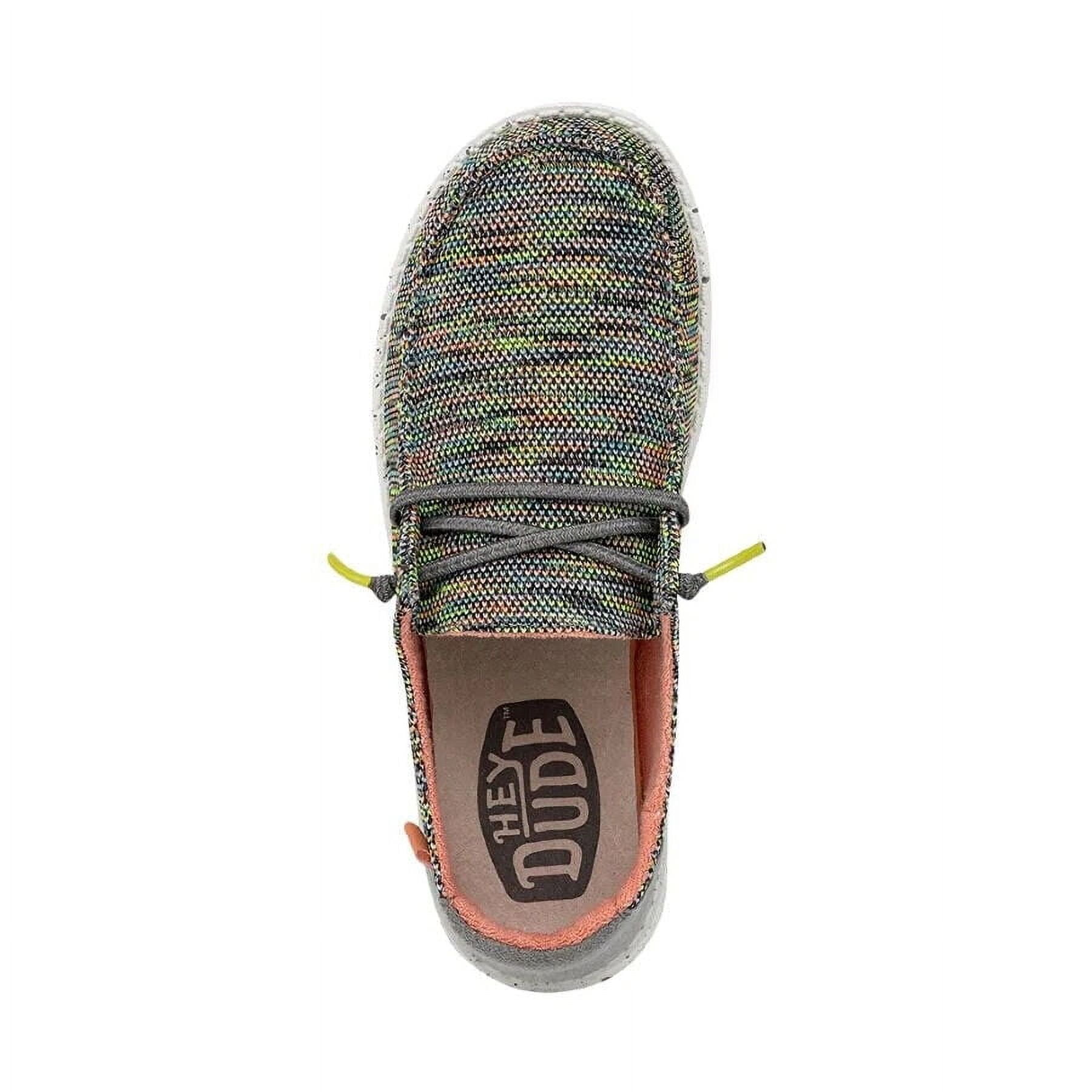 Hey Dude Wendy Sox 40078-9C2 Shoes Women's Peacock Pink Slip