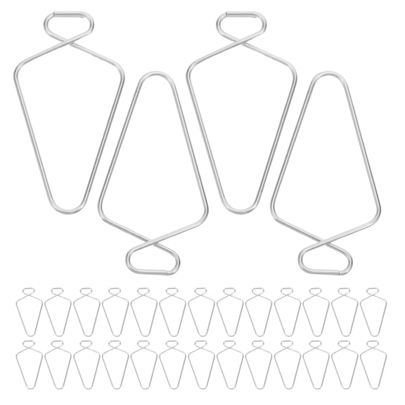 ETEREAUTY 100Pcs Heavy Duty Ceiling Grid Wire Clips for Decorating and Lighting Fixtures
