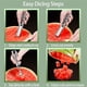 thumbnail image 3 of Cortador de sandía y tenedor 2 en 1 | Rebanador de fruta de acero inoxidable para melones y cantalupos | Utensilio de cocina y camping fácil de usar, 3 of 6
