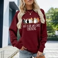thumbnail image 2 of Arlun Just a Girl Who Loves Chickens Sweatshirts Women's Funny Chicken Graphic Letter Farm Casual Sweatshirts Crewneck Drop Shoulder Long Sleeve Pullover Tops XL, 2 of 4