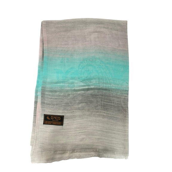 Soothing Ombre Gradient Feather light Soft Shawl Wrap.