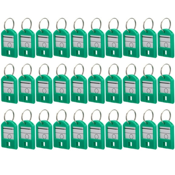 35Pcs Key Labels Key Identifiers Hanging Keychain Tags Vibrant Labeled Key Rings