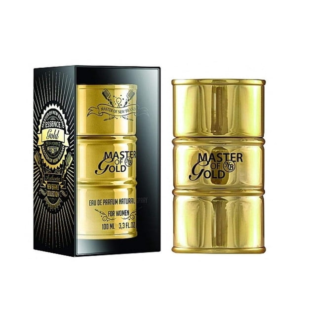 Perfume New Brand Master of Gold EDP 100ml para mujer