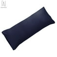 thumbnail image 3 of Gustave Body Pillowcase Soft Polyester Long Bedding Pillow Cover Envelope Closure Long Pillow Cover Case for Adults Pregnant Women "Navy Blue", 3 of 8