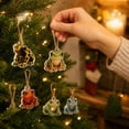 thumbnail image 3 of Christmas Frog Magic Advent Calendar With 24 Piece Acrylic Hanging Ornament Blind Box for Adults DIY Craft Holiday Wall Decor Very Sweet Gift Set for Amphibian Lover Home Decoration, 3 of 6