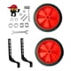 thumbnail image 5 of Ruedas de entrenamiento para bicicleta infantil, resistentes, universales, para 12", 14", 16" y 18" rojo, 5 of 9