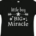 thumbnail image 4 of Inktastic Little Boy, Big Miracle Boys Toddler T-Shirt, 4 of 5