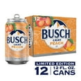 thumbnail image 3 of Busch Light Peach American Lager Beer 12 pack 12 fl oz Aluminum Cans 4.1% ABV, 3 of 9