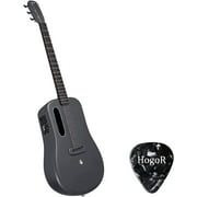 Open Box LAVA ME 3 38" Carbon Fiber Guitar for Right Hand Effects Acoustic with HogoR Guitar Pick