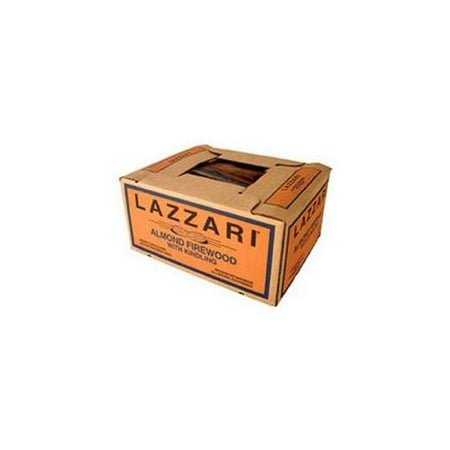 Lazzari Fuel 0 75997 00601 4 Almond Firewood with Kindling, .70-Cu. Ft. - Quantity