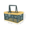 thumbnail image 2 of Worgeous Basket for Groceries Plastic Folding Storage Organizer Blue 1PC, 2 of 6