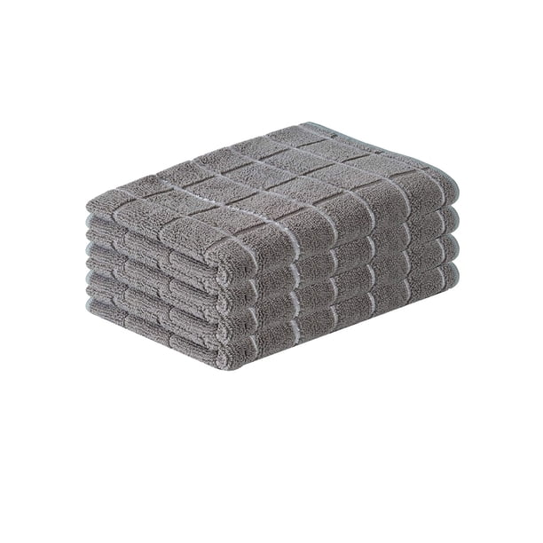 Conjunto de Mesa de Cocina Toalla Pesada Toalla de Plato Toalla de Mano,Absorbente Limpiar Mesa de Limpieza Paño Conjunto 45x65cm Negro,Toallas de Mano de Cocina