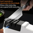 thumbnail image 5 of PRINxy Professional Electric Knife Sharpener-Fully Automatic Sharpening Tool for Kitchen Knives,Scissors,and More-Long-Lasting Arch-Shaped Blades,Black,, 5 of 5
