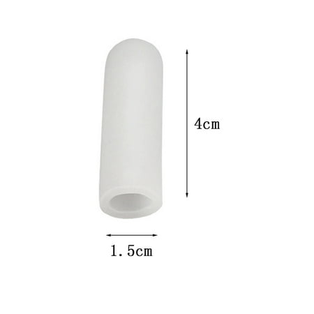 AkoaDa 10pcs Relief Corn Cushion Toe Protector Finger Sleeve Tubes Silicone