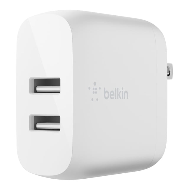 Cargador de Pared Dual 2 Puertos USB Boost Charge - Belkin blanco Belkin NA
