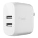 thumbnail image 1 of Cargador de Pared Dual 2 Puertos USB Boost Charge - Belkin blanco Belkin NA, 1 of 5