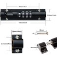 thumbnail image 2 of yeuweold Mechanical Coded Door Lock Keyless Combination Gate Lock Fixing Screws for Cabinet Garden Garage Black, 2 of 5