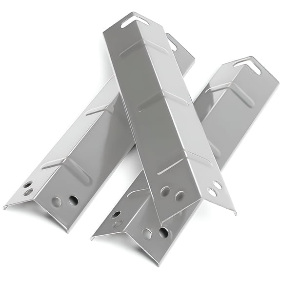Set of Three Stainless Steel Heat Plates for 3 burner Exp ert Grill Model