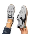 thumbnail image 3 of YOUYEDIAN Sneakers for Women Strap Design Flat Casual Non Slip Round Toe Sneakers Fashion Comfy Sport Shoes, 3 of 5