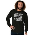 thumbnail image 3 of US Army Son Military Star Logo Men's Long Sleeve Tee T Shirt Brisco Brands M, 3 of 6