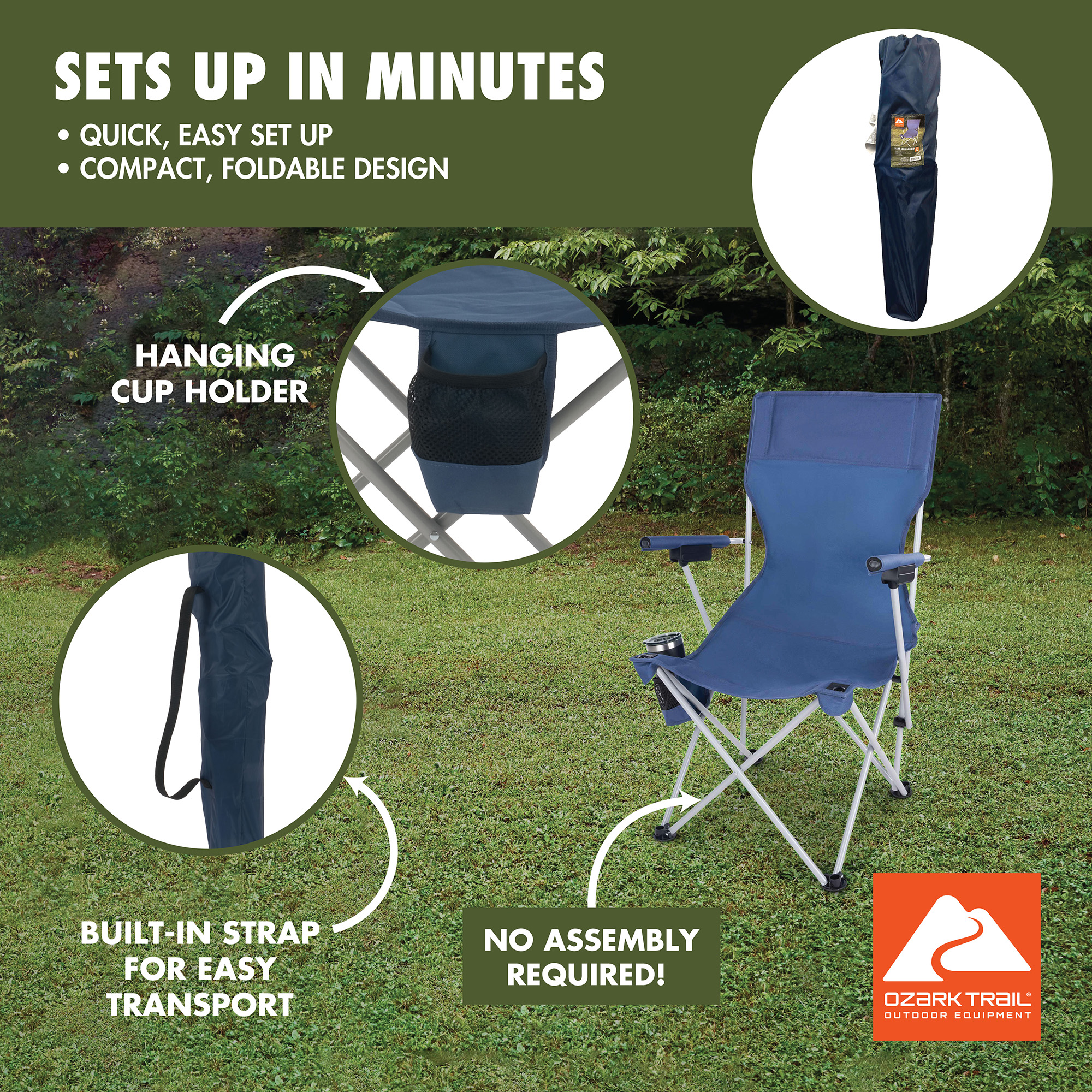 Ozark Trail Hard Arm Camping Chair photo 5