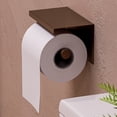thumbnail image 7 of ALFI brand ABTPC66-BLA Black Matte Stainless Steel Toilet Paper Holder with Shelf, 7 of 7